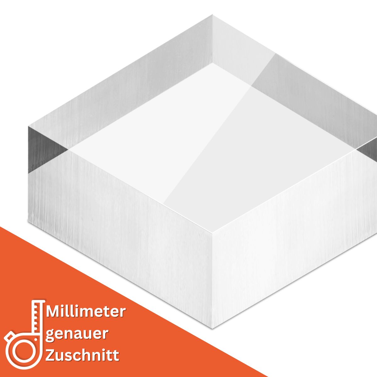 6 mm Acrylglas GS PMMA Transparent Zuschnitt (Größe wählbar) - Zuschnitt mit Säge