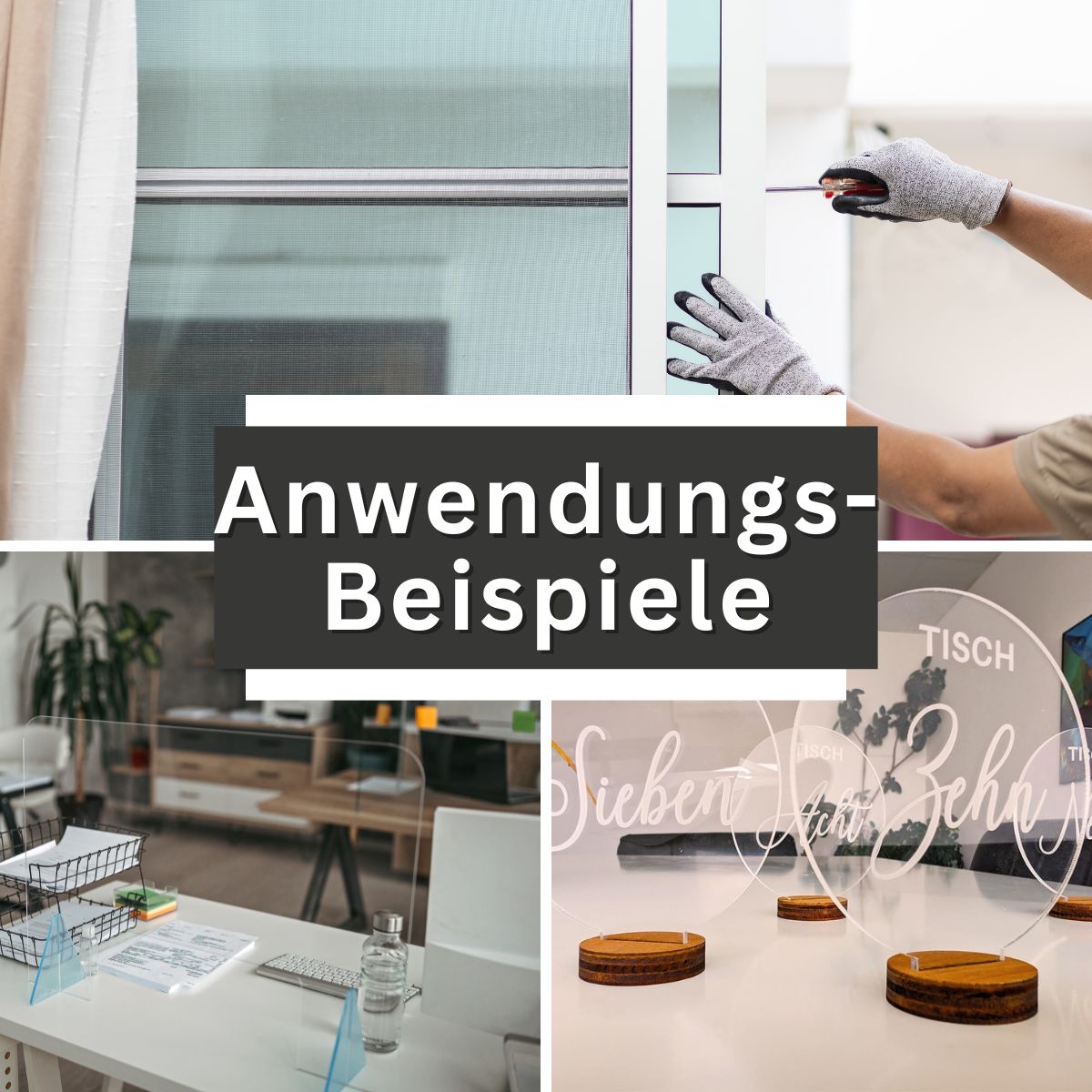 6 mm Acrylglas GS PMMA Transparent Zuschnitt (Größe wählbar) - Zuschnitt mit Säge